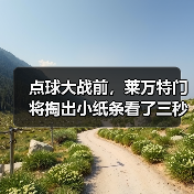 点球大战前，莱万特门将掏出小纸条看了三秒