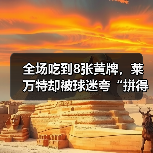 全场吃到8张黄牌，莱万特却被球迷夸“拼得聪明”