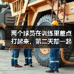 两个球员在训练里差点打起来,第二天却一起吃了饭 两个球员在训练里差点打起来,第二天却一起吃了饭