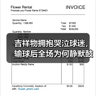 吉祥物拥抱哭泣球迷，输球后全场为何静默鼓掌？