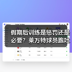 假期后训练是惩罚还是必要？莱万特球员跑吐真相曝光