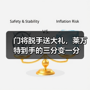 门将脱手送大礼，莱万特到手的三分变一分